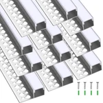 Glooglitter 20 Pcs 6.6FT/ Meter Plaster Led Channel Trimless Single Sided. Fixed Price $321.84.