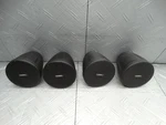 Qsc Acoustic Design Satellite Pendant Speakers Ad-p.sat (lot Of 4). Fixed Price $319.99.
