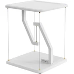 Vivo Universal White 12" Tensegrity Speaker Stand, Floating Tabletop Platform. Fixed Price $39.99.