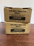 Bose WB-20 Black Ceiling Arm New Set Of Part # 184032-1. Fixed Price $20.00.