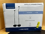 Universal Stands 28" - 38" Adjustable For Satellite & Bookshelf. Fixed Price $29.90.