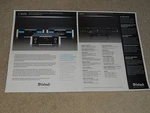 Mcintosh C1000 Tube/solid State Preamp Brochure, Pages, 2009, Specs, Article. Fixed Price $9.99.