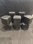 Bose Double Cube Speaker Acoustimass Lifestyle Black - Set Of 5 Tested. Fixed Price $82.50.