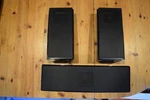 Martin Logan 3 -motion 2 Bookshelves & 6 Center Speakers Black-tested. Fixed Price $249.99.