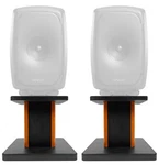Rockville Wood Studio Monitor Speaker Stands For Genelec 8331 Sam. Fixed Price $49.95.