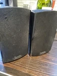 2 Definitive Technology Pro Monitor 600 Surround Speakers With Wall Mounts. Fixed Price $55.00.