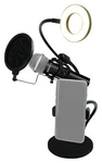 Technical Pro LIVESHOW3LM Zoom Stream Broadcast Podcast Mic+phone Stand W/led. Fixed Price $46.95.