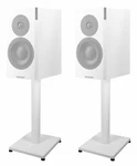 Pair 21 Steel White Stands For Dynaudio Xeo 20 Bookshelf Speakers. Fixed Price $64.95.