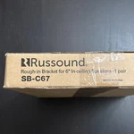 Russound SB-C67 6.5" In-ceiling Rough-in Speaker Brackets (pair) 8.375" Cutout. Fixed Price $24.99.