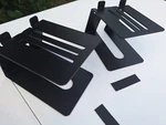 2 Wali Desktop Speaker Stands For Studio Monitor Bookshelf Used In Surround. Fixed Price $42.95.
