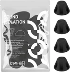 Speaker Isolation Feet 4-PACK 1.5" Bigfoot Rubber Pads Non-adhesive Anti-vib. Fixed Price $33.50.