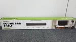 Hangman No Stud Fixed Indoor Hanger Mounted Sound Bar Shelf Black New #SBS-32. Fixed Price $49.99.