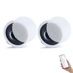 8" Bluetooth Ceiling Speakers Pair In-wall Flush Mount Home Theater Audio. Fixed Price $76.67.