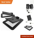 Minimalist Black Stands For Large Bookshelf 20 Lbs Capacity. Fixed Price $122.99.
