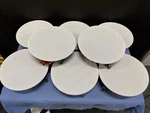 Lot Of 8 Russound RSF-610 6.5-INCH Used Speaker Ceiling / Wall White Grille. Fixed Price $600.00.