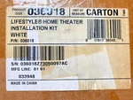 Bose Lifestyle White Home Theater Install Kit -036018. Fixed Price $145.00.