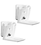 Pair Of Sanus Wall Mounts, Sonos Era 300, Tilt & Swivel, White (2), New Open Box. Fixed Price $53.00.