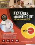 New Omni AB1-HTS Speaker Mounting Kit Gray Supports 2.5LBS. Wall Ceiling. Fixed Price $7.99.