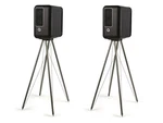 Q Acoustics Active 200 + Stand FS75 Wireless Audio System Black New. Fixed Price $2659.59.
