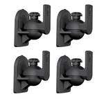 4 Pack Lot - Satellite Speaker Black Wall Mount Brackets Fits Bose Jewel Cube. Fixed Price $19.95.