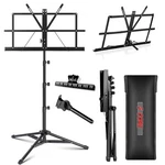 5CORE Music Stand For Sheet Portable Tripod Adjustable Folding Note Holder. Fixed Price $19.38.