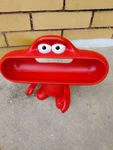 Red Beats Pill Bluetooth Dude Speaker Holder Stand Music Only. Fixed Price $25.00.