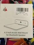 Wall Shelf Stand, Txesign Small Mount Bluetooth Speaker, Webcam, Cell. Fixed Price $12.00.