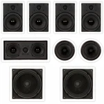 Theater Solutions TST87 Flush Mount 7.2 Speaker Set 8" Wall And Ceiling. Fixed Price $399.99.