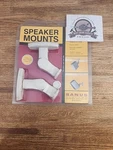 Sanus WMS3S Tilt/swivel Speaker Mounts Home Theater Wall/ceiling, White. Fixed Price $49.99.