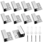 Luomorgo 10 Pcs Tile Display Wall Hanger, Stainless Steel Medium Silver. Fixed Price $19.22.