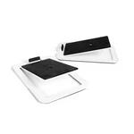 Kanto S4 Tilted Desktop Stands For 3-4" Upto 8LB, White. Fixed Price $57.11.