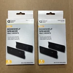 Commercial Electric Bookshelf Speaker Wall Mounts, No Stud Required (2 Box Of 2). Fixed Price $12.88.