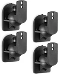 Wali Speaker Wall Mounts, Bookshelf 4 Pack, Black. Fixed Price $43.98.