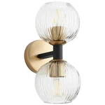 Cyan Design Helios Wall Mount, Noir/aged Brass - 10964. Fixed Price $194.00.