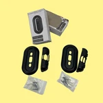 Lot Of 2 Wasserstein Mounts Nest Hello Wall Plate+angle Black #4846 Z64/55. Fixed Price $14.99.