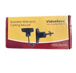 Videosecu MS40B2 Wall & Ceiling Speaker Mounts Black Pair. Fixed Price $11.24.