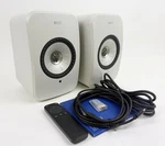 Kef Lsxii Lt Wireless Speakers (pair) - Stone White. Fixed Price $499.99.