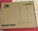 Mounting Dream Speaker Stands Height Adjustable Pair ...#MD5412. Fixed Price $66.50.