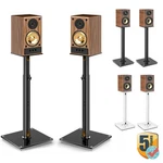 Universal Speaker Stands Pair 45 Swivel Adjustable With Cable Management. Fixed Price $56.99.
