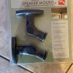 Sanus SWMB-01 Black Wall Bracket Pair Set For Speakers Up To 8 Lbs. Fixed Price $27.00.