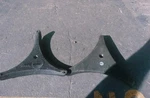 Lot Of 2 Omnimount Style Cast Iron Speaker Stand Base Arm Heavy Duty. Fixed Price $35.00.
