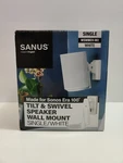 New (1) Sanus Speaker Wall Mount For Sonos Era 100 - Single White. Fixed Price $30.00.