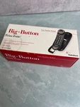 New Open Box Radio Shack Big Button Trim-fone Telephone Black 43-3224. Fixed Price $35.09.