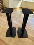Wharfedale WH-ST1 Loudspeaker Stand Pair Black Good Condition. Fixed Price $200.00.