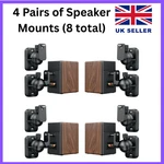 8PCS Universal Surround Sound Speaker Mounts For Ceiling & Walls. Fixed Price $39.99.