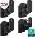 Speaker Wall Mount, Surround Sound Stand With Adjustable Swivel Tilt Ang. Fixed Price $28.54.
