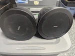 Qsc Two-way Pendant AD-P4T-BK Lot Of 2 Speakers One Pair As Seen In Phot. Fixed Price $39.99.