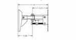 Allen Multimount MM-120 Pan & Tilt Speaker Wall In Black, Lb Capacity. Fixed Price $360.00.