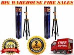 2 Mr Dj Heavy Duty Deluxe Pro Audio Tripod Pa Speaker Stands Extend To 7 Feet. Fixed Price $89.99.