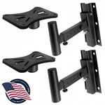 Pyle Pro Universal Adjustable Wall Mount Speaker Bracket Stands 80LBS PSTNDW15. Fixed Price $39.99.